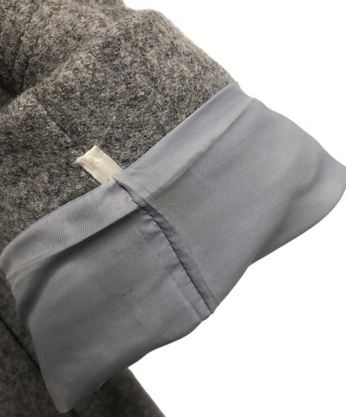 BURBERRY BLUE LABEL（バーバリーロンドンブルーレーベル）BURBERRY BLUE LABEL (バーバリーロンドンブルーレーベル) アンゴラ混Aラインコート グレー サイズ:40の古着・服飾アイテム