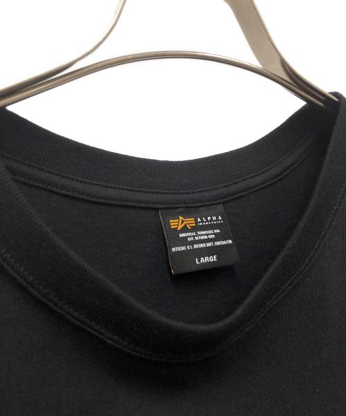 ALPHA（アルファ）ALPHA (アルファ) Mastermind JAPAN (マスターマインド ジャパン) 半袖カットソー レッド×ブラック サイズ:Lの古着・服飾アイテム