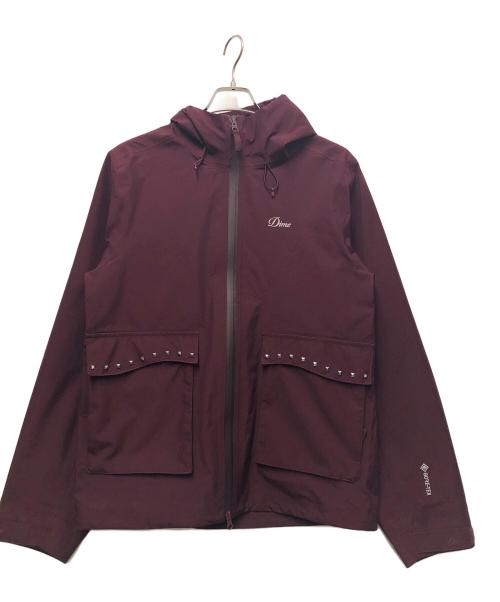 adidas（アディダス）adidas (アディダス) Dime (ダイム) スタッズ GORE-TEX ジャケット ワインレッド サイズ:Lの古着・服飾アイテム