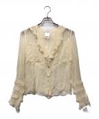 CHANELシャネル）の古着「長袖ブラウス」｜ベージュ