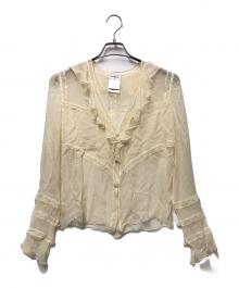 CHANEL（シャネル）の古着「長袖ブラウス」｜ベージュ