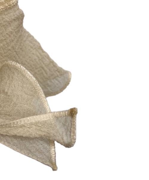 CHANEL（シャネル）CHANEL (シャネル) 長袖ブラウス ベージュ サイズ:UK40の古着・服飾アイテム