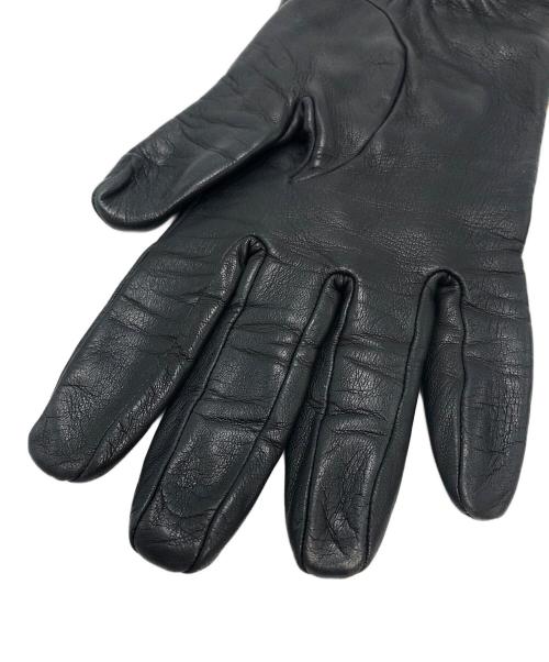 CHANEL（シャネル）CHANEL (シャネル) デカココマーク レザーグローブ ブラックの古着・服飾アイテム