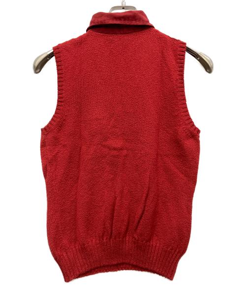 LORO PIANA（ロロピアーナ）LORO PIANA (ロロピアーナ) ニットベスト レッド サイズ:40の古着・服飾アイテム