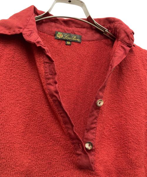 LORO PIANA（ロロピアーナ）LORO PIANA (ロロピアーナ) ニットベスト レッド サイズ:40の古着・服飾アイテム