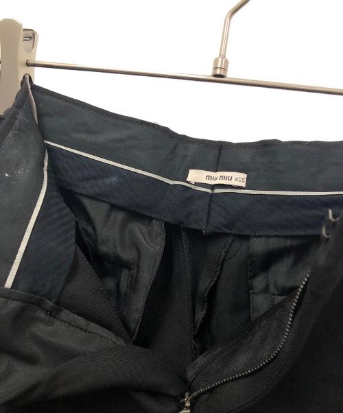 MIU MIU（ミュウミュウ）MIU MIU (ミュウミュウ) ハーフパンツ ブラック サイズ:40Sの古着・服飾アイテム