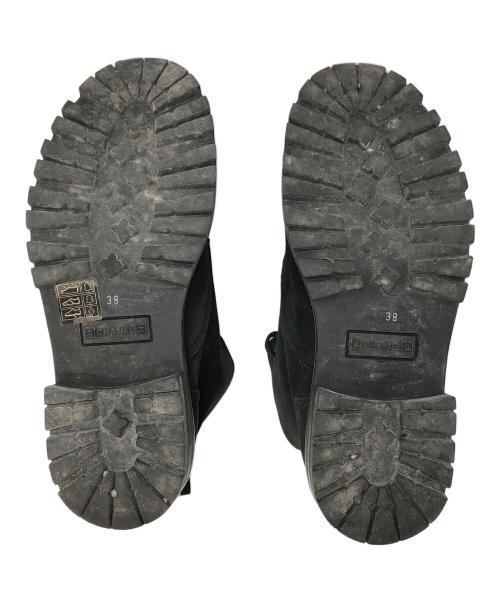 CHANEL（シャネル）CHANEL (シャネル) レースアップワークブーツ ブラック サイズ:38の古着・服飾アイテム