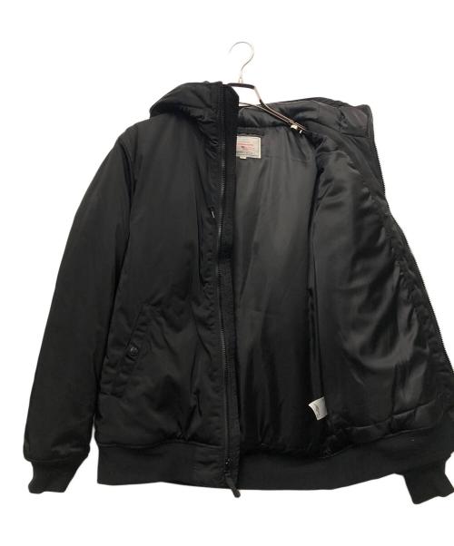 AVIREX（アヴィレックス）AVIREX (アヴィレックス) ミリタリーフーディージャケット ブラック サイズ:XLの古着・服飾アイテム