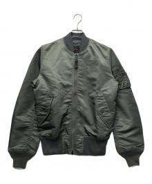 ALPHA（アルファ）の古着「MA-1ジャケット」｜オリーブ