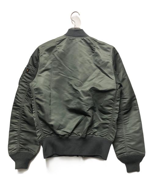 ALPHA（アルファ）ALPHA (アルファ) MA-1ジャケット オリーブ サイズ:Sの古着・服飾アイテム