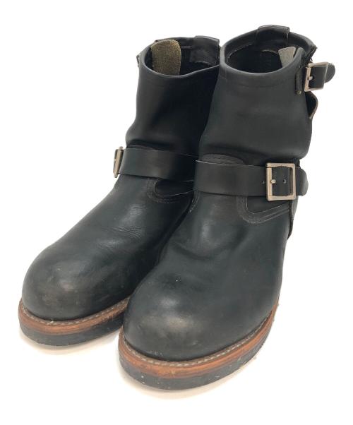 RED WING（レッドウィング）RED WING (レッドウィング) エンジニアブーツ ブラック×ブラウン サイズ:UK8の古着・服飾アイテム