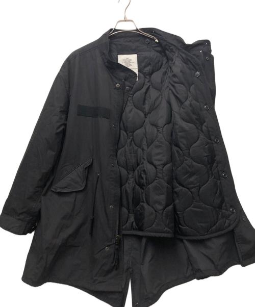 HOUSTON（ヒューストン）HOUSTON (ヒューストン) M65ジャケット ブラック サイズ:Mの古着・服飾アイテム