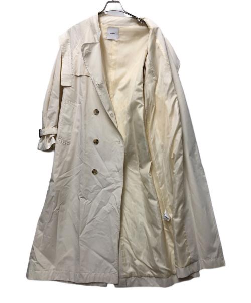 CLANE（クラネ）CLANE (クラネ) スクエアスリーブトレンチコート アイボリー サイズ:1の古着・服飾アイテム