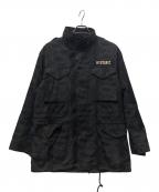 Hysteric Glamourヒステリックグラマー）の古着「SNAKE LOOP柄 M65 フィールドジャケット」｜ネイビー