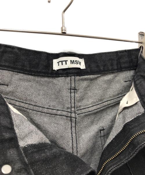 TTT MSW（ティー）TTT MSW (ティー) デニムパンツ ブラック サイズ:XLの古着・服飾アイテム