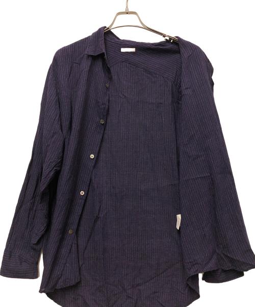 ULTERIOR（アルテリア）ULTERIOR (アルテリア) 長袖シャツ パープル サイズ:4の古着・服飾アイテム