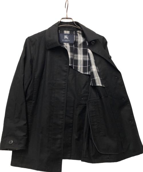 BURBERRY LONDON（バーバリーロンドン）BURBERRY LONDON (バーバリーロンドン) ステンカラーコート ブラック サイズ:Lの古着・服飾アイテム