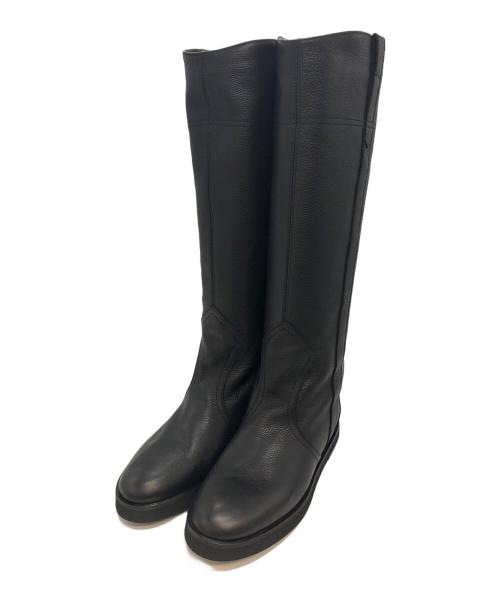 FABIO RUSCONI（ファビオルスコーニ）FABIO RUSCONI (ファビオルスコーニ) ロングブーツ ブラック サイズ:24.5の古着・服飾アイテム