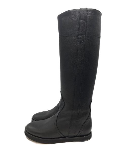 FABIO RUSCONI（ファビオルスコーニ）FABIO RUSCONI (ファビオルスコーニ) ロングブーツ ブラック サイズ:24.5の古着・服飾アイテム
