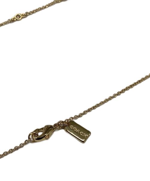 COACH（コーチ）COACH (コーチ) キルテッドシグネチャーネックレス ゴールドカラーの古着・服飾アイテム