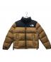 THE NORTH FACE（ザ ノース フェイス）の古着「ショートヌプシジャケット」｜ブラック×ブラウン