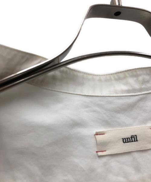 UNFIL（アンフィル）unfil (アンフィル) 長袖シャツ ホワイト サイズ:5の古着・服飾アイテム