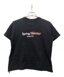 sacai（サカイ）の古着「半袖Tシャツ」｜ブラック