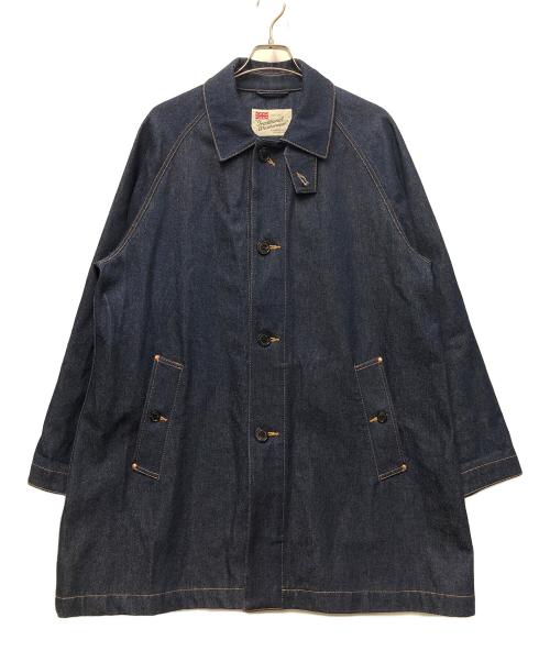 Traditional Weatherwear（トラディショナルウェザーウェア）Traditional Weatherwear (トラディショナルウェザーウェア) UNIONWEAR WORK COAT 002D インディゴ サイズ:38の古着・服飾アイテム