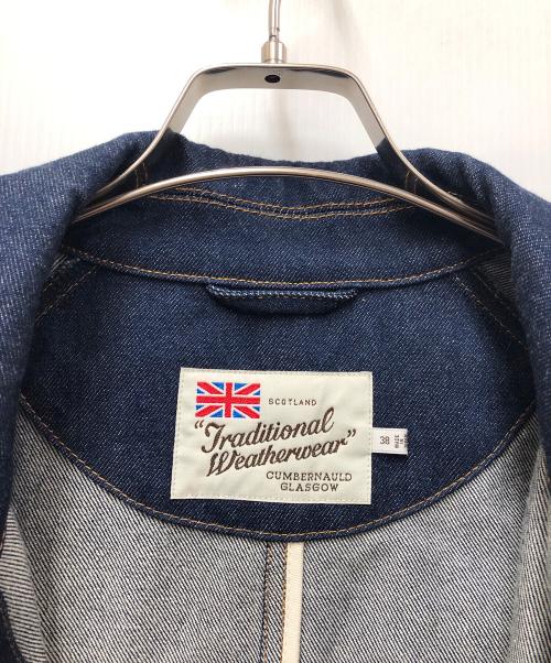 Traditional Weatherwear（トラディショナルウェザーウェア）Traditional Weatherwear (トラディショナルウェザーウェア) UNIONWEAR WORK COAT 002D インディゴ サイズ:38の古着・服飾アイテム