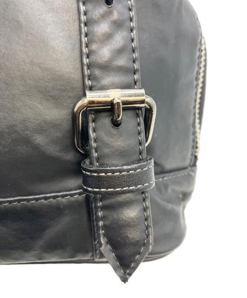 Jean Paul GAULTIER（ジャンポールゴルチェ）Jean Paul GAULTIER (ジャンポールゴルチェ) メタルプレートコーティングミニリュック ブラックの古着・服飾アイテム