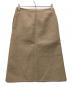 JIL SANDER (ジルサンダー) ウ-ルスリットスカート ベージュ サイズ:32：7000円