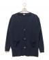 FEDELI（フェデーリ）の古着「厚手カーディガン」｜ネイビー