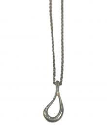 TIFFANY & Co.（ティファニー）の古着「オープンティアドロップネックレス」｜シルバーカラー