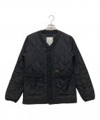 WTAPSダブルタップス）の古着「キルティングライナーブルゾン」｜ブラック