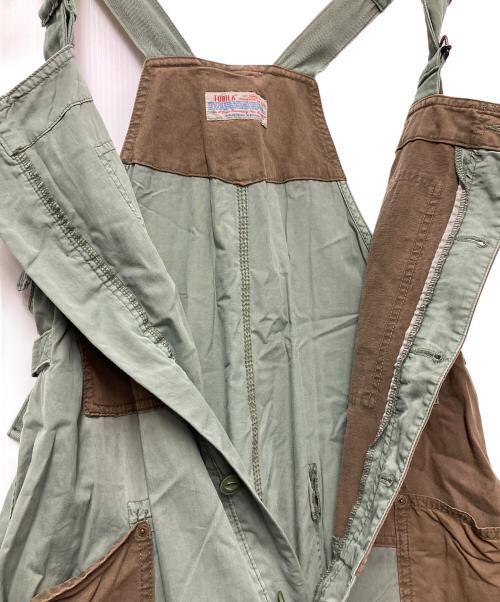 TOBILA（トビラ）TOBILA (トビラ) ライトツイル サロペットパンツ オリーブ サイズ:Ｍの古着・服飾アイテム