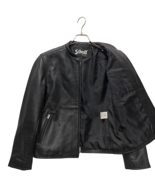 Schott（ショット）Schott (ショット) ウィメンズレザーライダースジャケット ブラック サイズ:FREEの古着・服飾アイテム