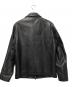 BANANA REPUBLIC (バナナリパブリック) レザーブルゾン ブラック サイズ:S：12000円