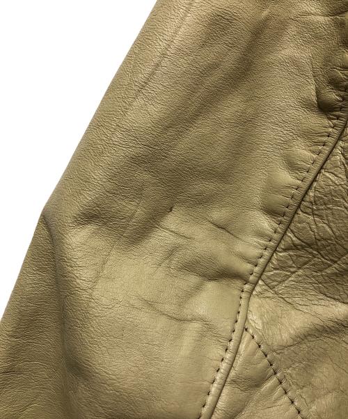 DeLong（デロング）DELONG (デロング) スタジャン ブラック×ベージュ サイズ:不明の古着・服飾アイテム