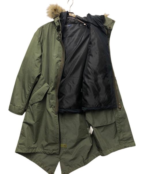 FRED PERRY（フレッドペリー）FRED PERRY (フレッドペリー) ジップインライナー フィッシュテール パーカー オリーブ サイズ:Sの古着・服飾アイテム