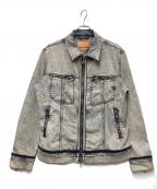 DIESELディーゼル）の古着「トラッカージャケット」｜グレー