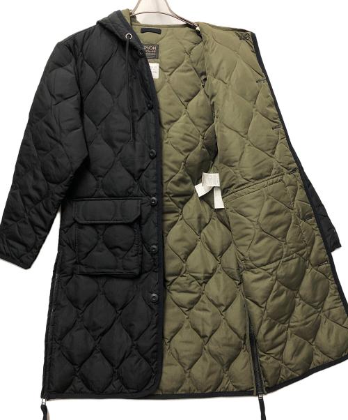 TAION（タイオン）TAION (タイオン) ミリタリーフードダウンコート ブラック サイズ:Sの古着・服飾アイテム