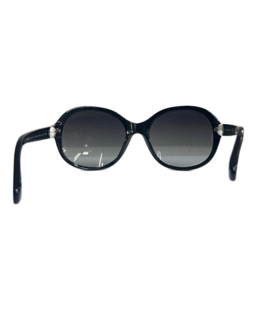 CHANEL（シャネル）CHANEL (シャネル) フェイクパールサングラス ブラック サイズ:57□19の古着・服飾アイテム