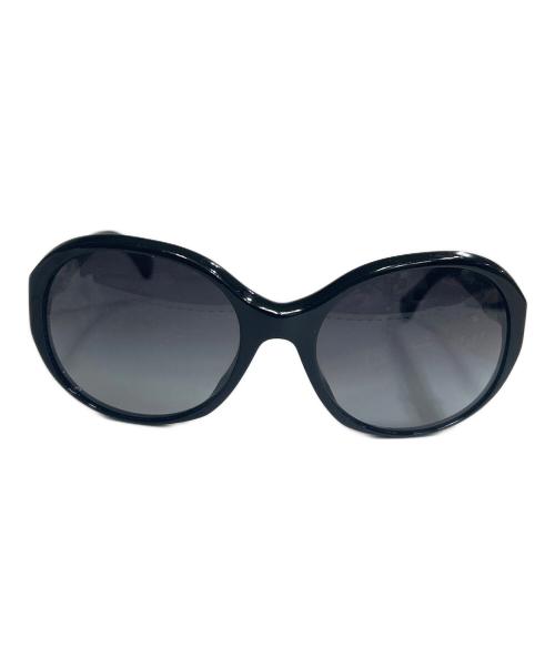 CHANEL（シャネル）CHANEL (シャネル) フェイクパールサングラス ブラック サイズ:57□19の古着・服飾アイテム