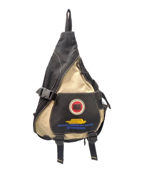LUCKY STRIKE（ラッキーストライク）LUCKY STRIKE (ラッキーストライク) ワンショルダーバッグ ブラック×オリーブの古着・服飾アイテム