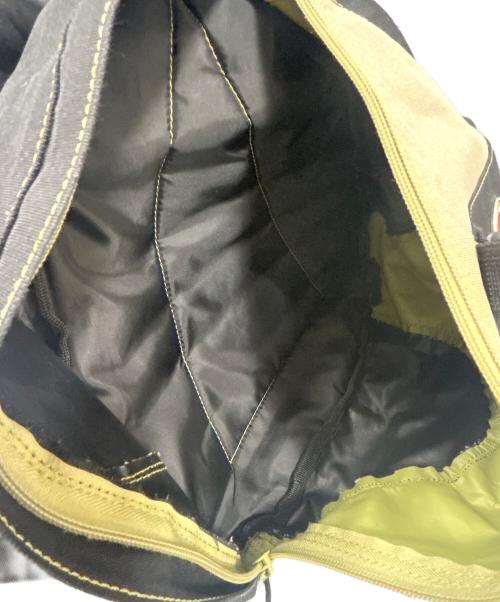 LUCKY STRIKE（ラッキーストライク）LUCKY STRIKE (ラッキーストライク) ワンショルダーバッグ ブラック×オリーブの古着・服飾アイテム