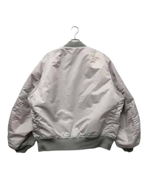 BEAMS（ビームス）BEAMS (ビームス) リラックスフィット MA-1 ライトグレー サイズ:XLの古着・服飾アイテム