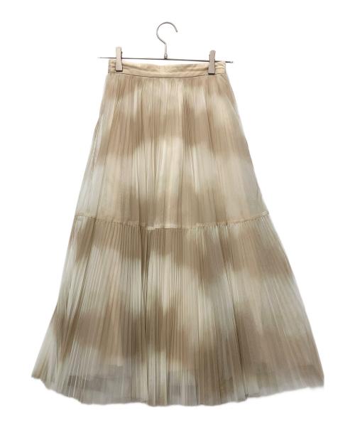 Snidel（スナイデル）Snidel (スナイデル) チュールタイダイスカート ベージュ サイズ:FREEの古着・服飾アイテム