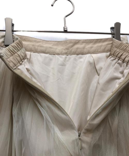 Snidel（スナイデル）Snidel (スナイデル) チュールタイダイスカート ベージュ サイズ:FREEの古着・服飾アイテム