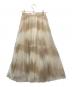 Snidel（スナイデル）の古着「チュールタイダイスカート」｜ベージュ