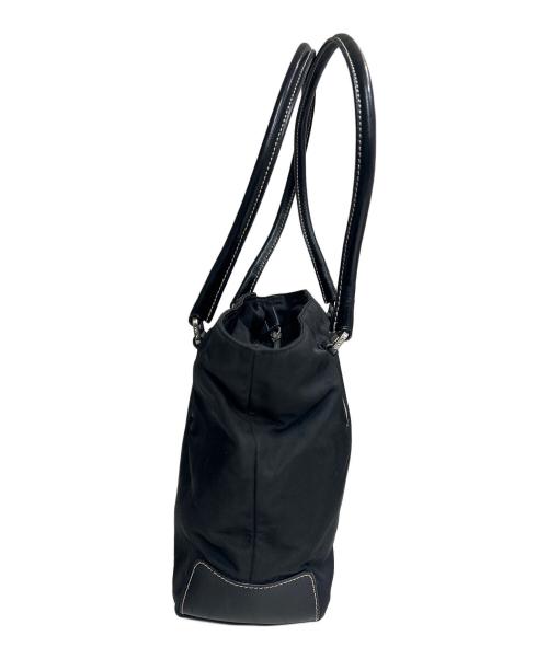 PRADA（プラダ）PRADA (プラダ) ナイロンハンドバッグ ブラックの古着・服飾アイテム